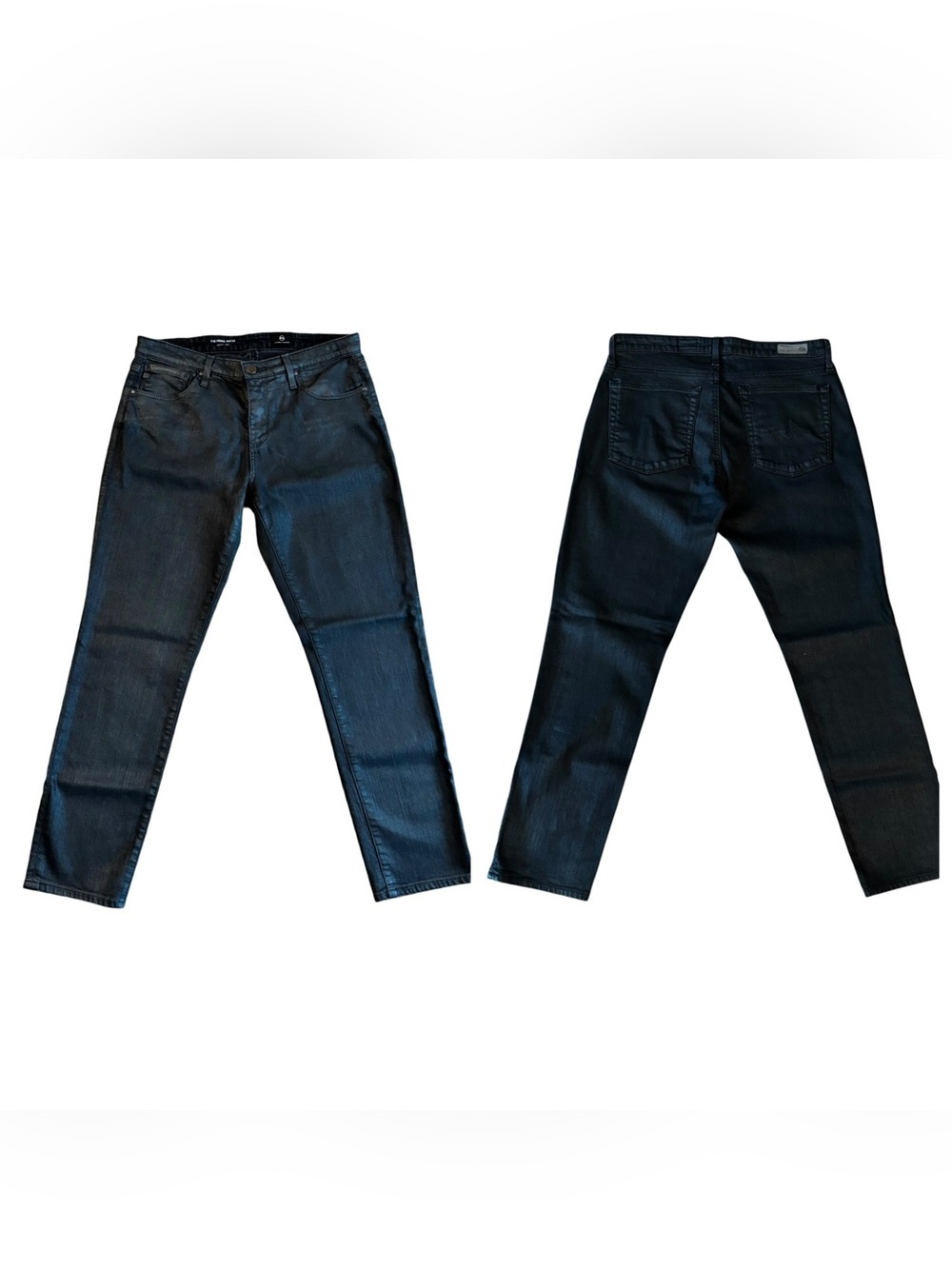 Ag Adriano Goldschmied Women’s Slim Straight Jeans - Dark Blue
